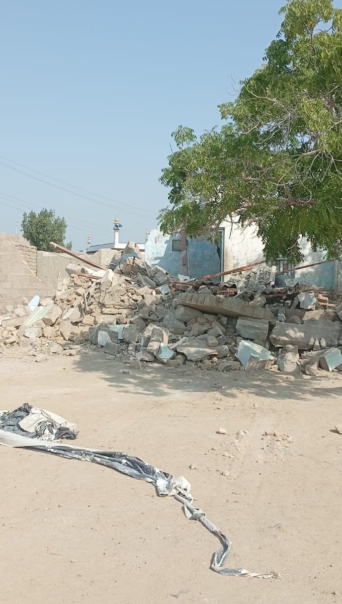 BNMovement_'s tweet photo. On 6 July 2026, the Pakistan Army demolished more than 10 homes in the village of Paanwan, located in Jemuri Tehsil, Gwader District.

According to information received so far, the homes of Mohammad Jan Kalmati, Jafar Kalmati, Ghulam Nabi Kalmati, Yar Jan Kalmati, Noor Mohammad Kalmati, and Peer Gul Kalmati have been destroyed. These homes were inhabited by several families.

This represents one of the harshest forms of collective punishment. Residents are  facing enforced disappearances, custodial killings, and the demolition of their homes as part of these aggression.

#PaanwanUnderAttack