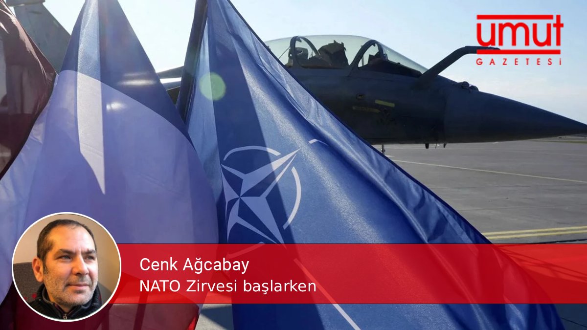 umuthaber_5's tweet photo. NATO Zirvesi başlarken - Cenk Ağcabay

Emekçi halk sınıflarının kendilerine sadece yoksulluk ve çocuklarına ölüm getirecek bu savaş yönelimine karşı ayağa kalkması, faşist iktidarı ve emperyalist savaş planlarını yıkacak bir mücadeleyi yükseltmesi dışında hiçbir seçenekleri yok.

#UmutYazıları

https://t.co/BlYNHoGviv