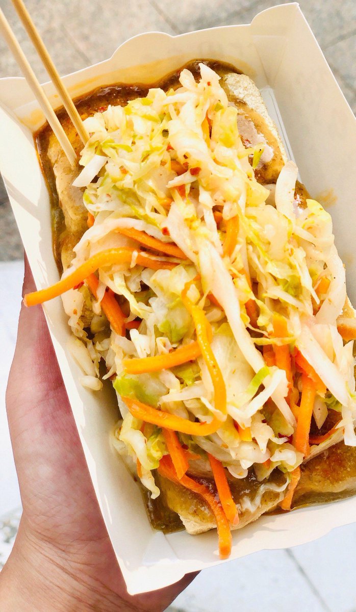 moe_eppler's tweet photo. [Crunchy fried stinky tofu right off the street cart—smells like a bold trip, tastes like pure street food joy! ]， https://t.co/XHbm8oZNvX