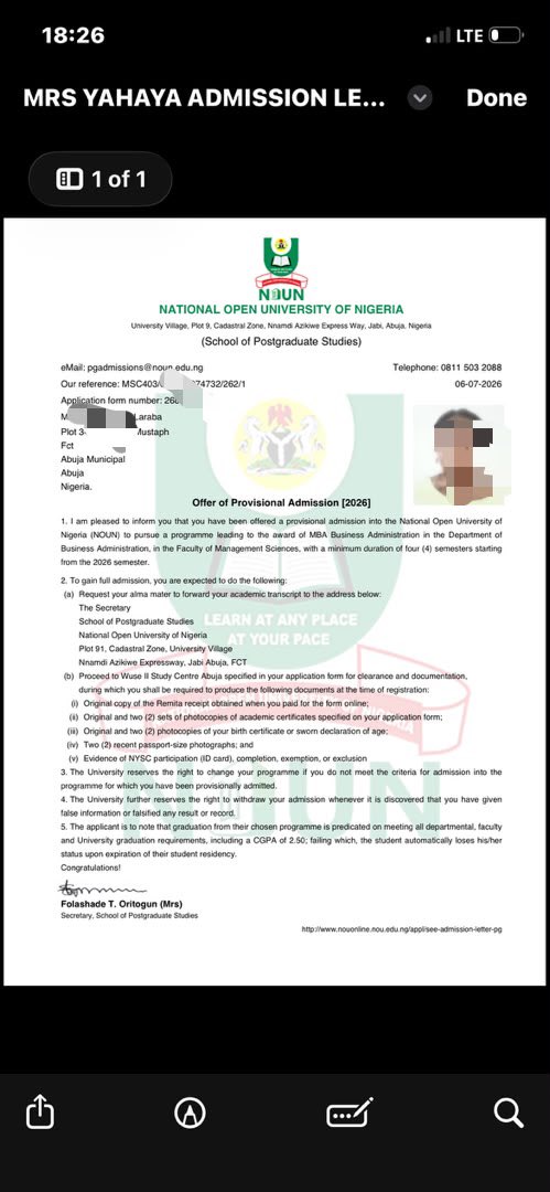 nounsolutions1's tweet photo. 🔥GET ADMITTED NOW! NO JAMB REQUIRED! 🔥

Admission is ONGOING for 2026/2027 academic session! 🎉

Study in ANY STATE in Nigeria with our flexible and affordable programs! 🤩

- NO JAMB EXAM REQUIRED! 😎
- AFFORDABLE SCHOOL FEES (Less than ₦150,000) 💸
- STUDY CENTERS NATIONWIDE https://t.co/es0Vp7R7oX