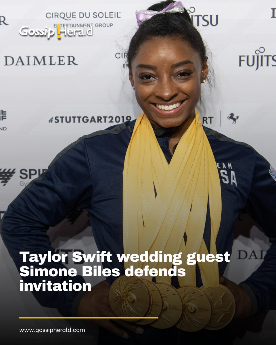Gossip_Herald's tweet photo. Taylor Swift wedding guest Simone Biles shuts down social media critic

Read more: https://t.co/4QSyybeGPx

#TaylorSwift #SimoneBiles #CelebrityNews #SocialMedia #gossipherald https://t.co/HgIAACkuCq