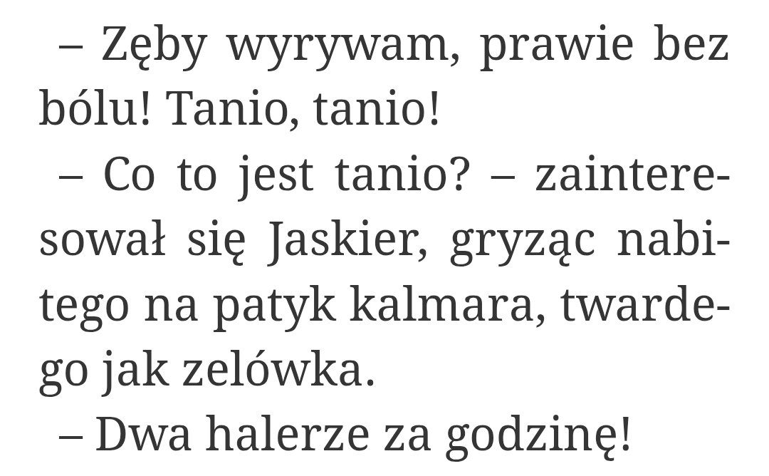 Klapacjo's tweet photo. jeden z lepszych tekstów Sapkowskiego 🤣 https://t.co/I7gI69Ffbz