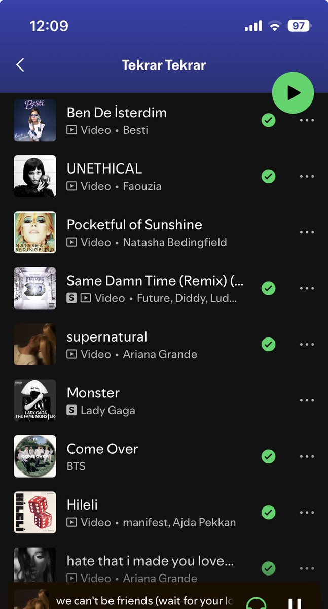 trenakook's tweet photo. my icon         vs         what’s on my repeat https://t.co/DTiJ7wNFfs
