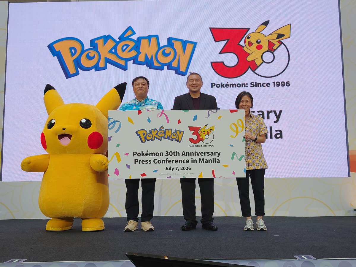 PhilITOrg's tweet photo. First @Pokemon Center pop-up store at SM Mall of Asia, an immersive fun run, and series of nationwide events in partnership with @smsupermalls to celebrate Pokémon 30th anniversary. #Pokemon #Pokemon30 | via @Catch2T8 https://t.co/bIsmZVJ5K9