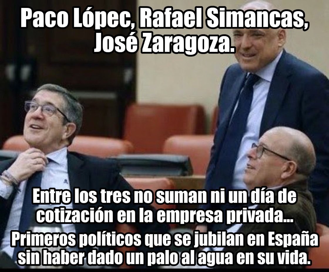 theoutsider977's tweet photo. @J_Zaragoza_ A ti te vamos a pagar una jubilación sin haber dado un palo al agua en tu vida.. https://t.co/gB8ovfR270