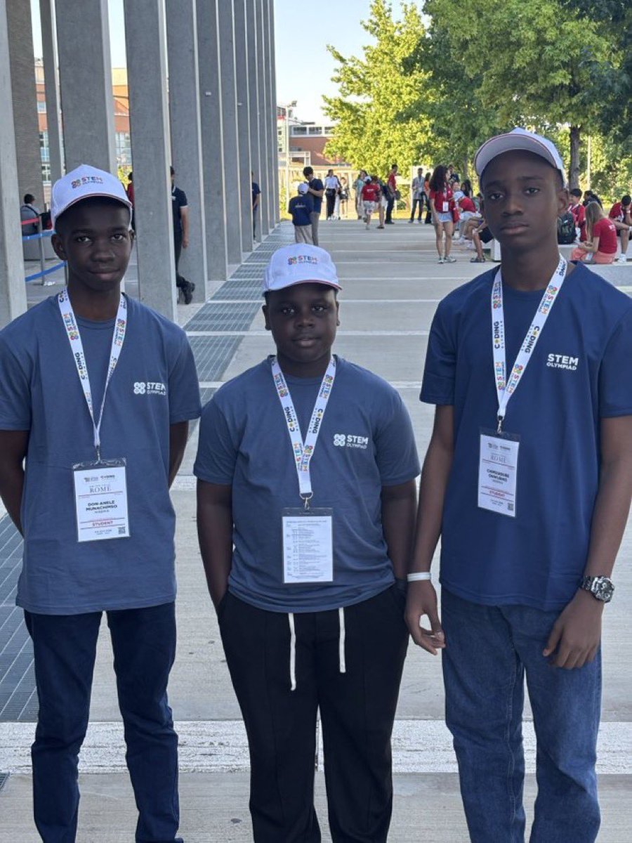 EmenikeUmoke's tweet photo. Three wise men from the East representing Nigeria in the ongoing International STEM Olympiad. Results will be announced today. We're optimistic the golden medal is ours. https://t.co/pC9t7KrSum