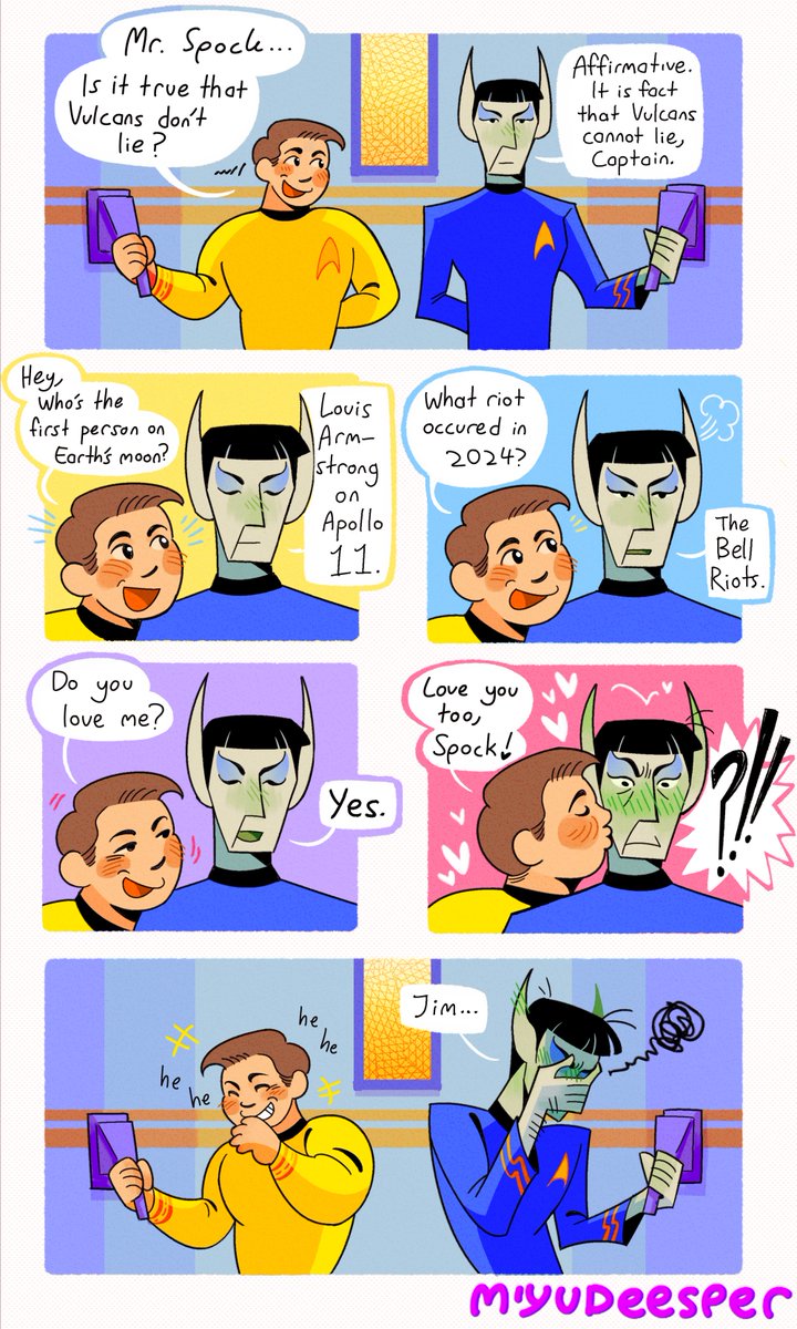miyudeesper's tweet photo. Jim and Spock's turbolift ride (..◜ᴗ◝..)
#spirk https://t.co/DJgnJS3PPr