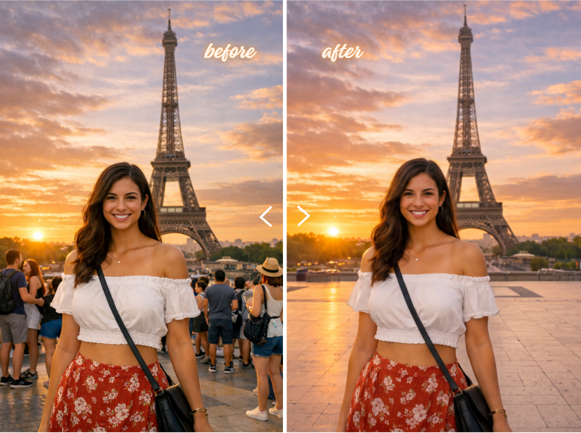 EizerAI's tweet photo. Crowded tourist spots? No problem. ✨

Remove unwanted people from your photos with https://t.co/Zfha1s6jmq and keep your memories clean, natural, and picture-perfect. 📸

AI-powered editing in seconds.

Try it now 👇
https://t.co/zBIGILSBPv

#AIPhotoEditor #EzierAI https://t.co/FJBsKtZfWx