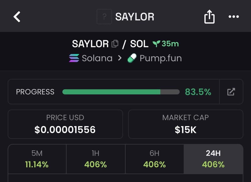 Solmastero7's tweet photo. 2x on my tg on $SAYLOR

Csc7at8EhtwSq63qiTUtQSxkupoy1wzbbWKb3gspump https://t.co/utQ3tOBvKH