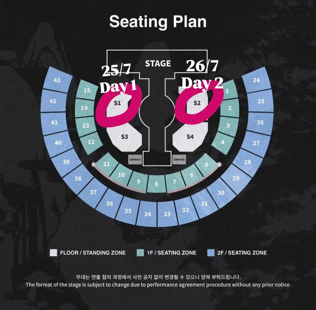 saturnnewss's tweet photo. WTS / want to sell / jual
Stray Kids Run It Seoul
Day 1 - 25.07 - Floor S1 - 4xx
Day 2 - 26.07 - Floor S2 - 5xx
Prefer take all
Bank INA / Paypal OK
DM for details

Masuk venue bareng boleh, aku juga nonton.
Stray Kids World Tour 
#StrayKids #스트레이키즈 
#RUN_IT 
#RUN_IT_SEOUL https://t.co/K0oswd7Utv
