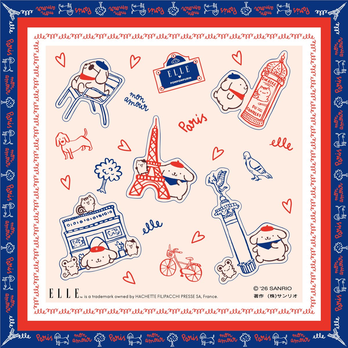 ec_sanrio's tweet photo. ＼15日発売！#新商品💘 ／
「ELLE」と、ポムポムプリンのコラボレーション🎵
フレンチ・シックな世界観で、ここでしか出会えないプリンの魅力を楽しんでね✨

本店👇
https://t.co/X3vQg8LSbj
楽天市場店👇
https://t.co/GK1jLgzQ2W
Yahoo!ショッピング店👇
https://t.co/DEhyJNjHC0

※発売日9:30公開 https://t.co/Fmsn8MjVSq