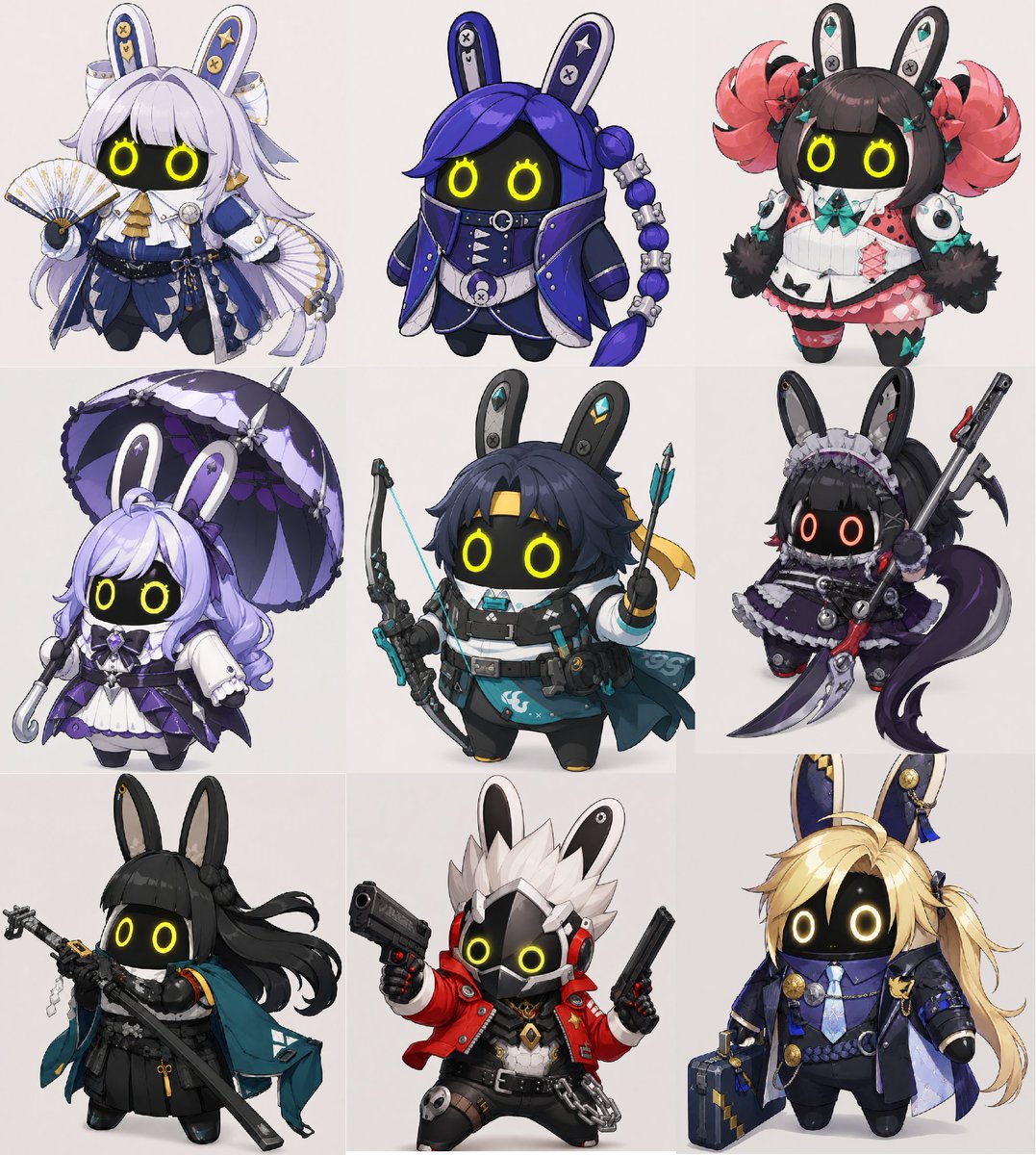 BangbooMemes's tweet photo. All the Proxies turned into Bangboos?! #zzzero #zzzcool https://t.co/x0v15fWp9V