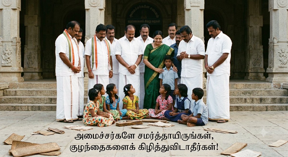 sambarakathali's tweet photo. புத்தகங்களே 
சமர்த்தாயிருங்கள்
குழந்தைகளைக் 
கிழித்துவிடாதீர்கள்!

- கவிக்கோ அப்துல் ரகுமான் எழுதிய கவிதை இது. மனப்பாடக் கல்வி முறைக்கு எதிரான சாட்டையைக் கவிதையாக வீசினார். குழந்தைகளிடம் இயற்கையாகவே எதையும் தேடி கற்கும் குணம் இருக்கும். அந்த ஆர்வத்தைத் தூண்டாமல் பாடப்புத்தகங்களை மட்டும் அவர்கள் கையில் கொடுத்து அவர்களின் பரந்த உலகத் தேடலைச் சுருக்கிவிடுகிறோம் என்பதைத்தான் இப்படிக் கவிதையாக வடித்தார்.

குழந்தைகளே பாடப் புத்தகங்களாக இருக்கிறார்கள்.  அவர்கள் கையில் ஏன் காகிதக் குப்பைகளைத் தருகிறீர்கள்? எனக் கேள்வி எழுப்பிய கவிக்கோ இன்றைக்கு இருந்திருந்தால் 

அமைச்சர்களே 
சமர்த்தாயிருங்கள்
குழந்தைகளைக் 
கிழித்துவிடாதீர்கள்!

என மாற்றி பாடியிருப்பார்.