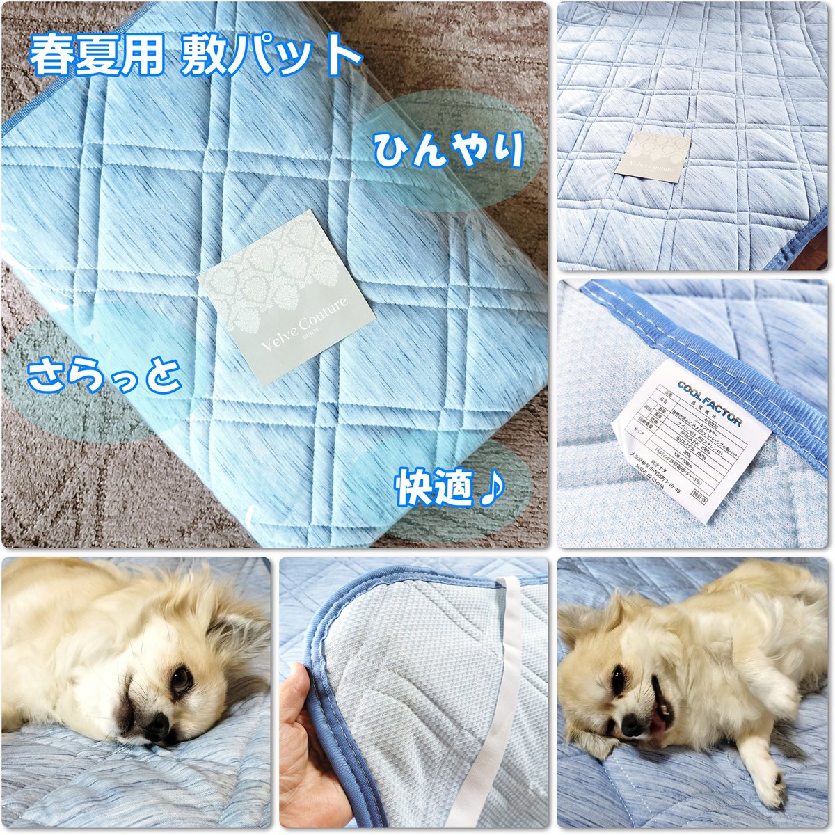 ICHIGOMILK0803's tweet photo. アウトレット商品で
キズや汚れや縫製不良などがある場合があるらしいけど
まったく問題なし～
触ってみると、ひんやり感触でつるんと気持ちいい🩵
寝心地がよくって暑い夜でも快適💕
https://t.co/cOCrD5vcnm
#PR #敷パット #アウトレット #春夏用敷パット #オオタショップ https://t.co/V2lzMAdJPx