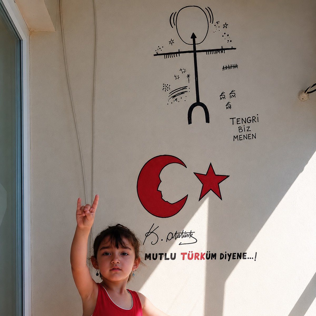 nuray473's tweet photo. Anneler Çoçuklarınızı Türkçü yetiştirin. https://t.co/GM8fbE7yCl