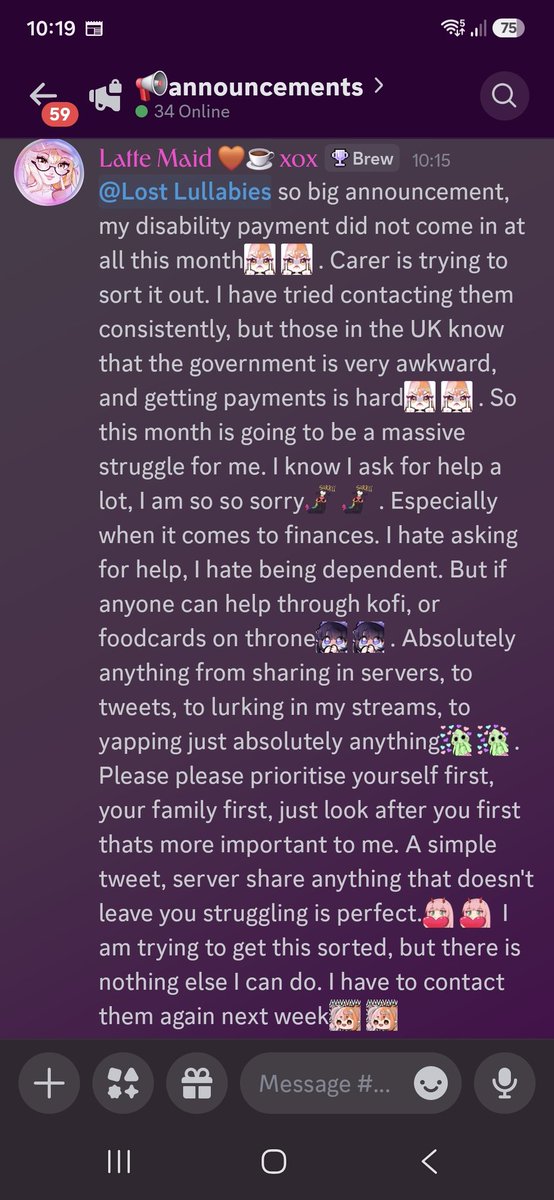 LatteLaguna's tweet photo. I am sorry I always ask for help. Any support is appreciated please read below!! Comments, likes, retweets, all is appreciated and I am grateful 🙏 🥲 

https://t.co/pSl2WnNJoV

#throne #kofi #vtubers #streamer #vtubersupportbeam https://t.co/9qqzG9KMUs