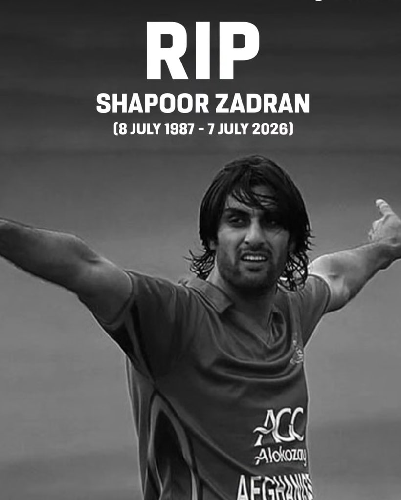 HosaiAnder's tweet photo. إِنَّا لِلَّهِ وَإِنَّا إِلَيْهِ رَاجِعُونَ

په ژوره خواشینۍ سره مو د افغانستان د کرکټ ملي اتل او د هېواد د ویاړ، شاپور ځدران د مړینې خبر ترلاسه کړ.

د هغه مړینه د افغانستان د کرکټ او ټول ملت لپاره ستره ضایعه ده. ارواښاد شاپور ځدران به د خپلو ارزښتناکو خدمتونو، مېړانې او وطنپالنې له امله د تل لپاره د افغانانو په زړونو کې ژوندی وي.

موږ د لوی الله جل جلاله له درباره ارواښاد ته د جنت الفردوس، او د هغه درنې کورنۍ او ټولو خواخوږو ته د جمیل صبر غوښتنه کوو.

Mit großer Trauer haben wir vom Tod des afghanischen Cricket-Nationalspielers Shapoor Zadran erfahren.

Sein Tod ist ein großer Verlust für den afghanischen Sport und für viele Menschen in Afghanistan. Er wird durch seine Leistungen, seinen Einsatz und seine Verbundenheit zum Land in Erinnerung bleiben.

Unser tiefes Mitgefühl gilt seiner Familie, seinen Angehörigen und allen, die ihm nahestanden
#cricket #ShapoorZadran #Afghanistan