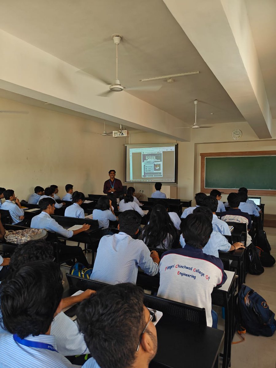 IICPCCoE's tweet photo. On Entrepreneurship Day Department of AS&amp;H with IEN PCCoE organized session on Entrepreneurship as a Career option on 07/11/2025 by Dr.Mahadev Kadam,Assistant Professor and Innovation Ambassador. Session was under the guidance of Dr.Leena Sharma HoD AS&amp;H, PCCoE, Pune https://t.co/r4hcXlyRB4