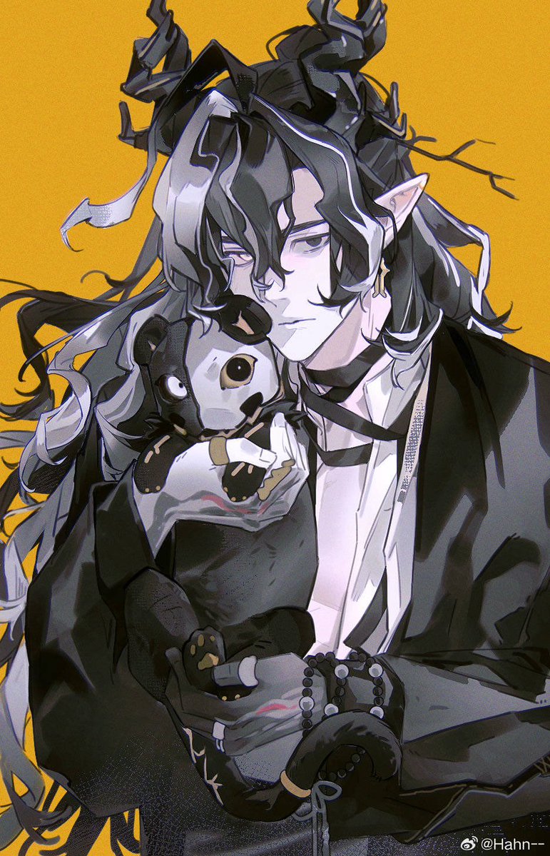 Hyungon26's tweet photo. 神秘抱猫男
#Arknights #望 https://t.co/eXVuAgpgIx