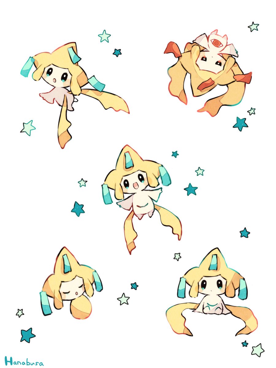 hanabusasousaku's tweet photo. 前に描いたジラーチ https://t.co/SPrY63IMQt