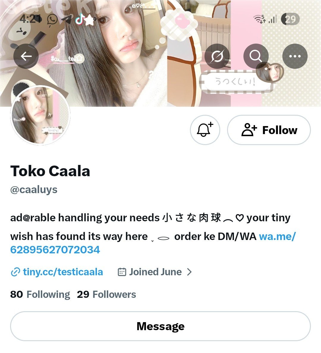 yujithingy's tweet photo. guys help rt dan RnB, dia scammer dan ga kapok-kapoknya masih nyebar promosi sana-sini. waswas takut ada yang kena karena segala dia promosiin ga app prem, joki tugas, bikin ppt, beli kuota 😭 nomornya tertera di bionya nih monyet ya +62 895-6270-72034 #bealanja #zonaba #zonauang https://t.co/v1zcZdNukt