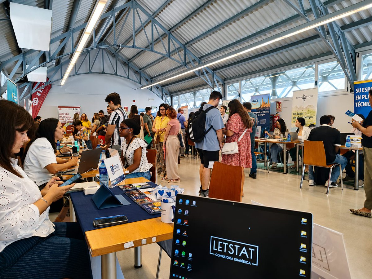 letstat_consult's tweet photo. 🚀💼👩🏼‍💻👩🏻‍💻 La semana pasada participamos en la feria de empleo “Imaginando futuros”, organizada por la Cámara de Comercio y la Universidad de Zaragoza.

Gracias por contar con LETSTAT en una jornada dedicada a conectar talento, empresas y nuevas oportunidades de futuro. https://t.co/7GxQIbZFU4