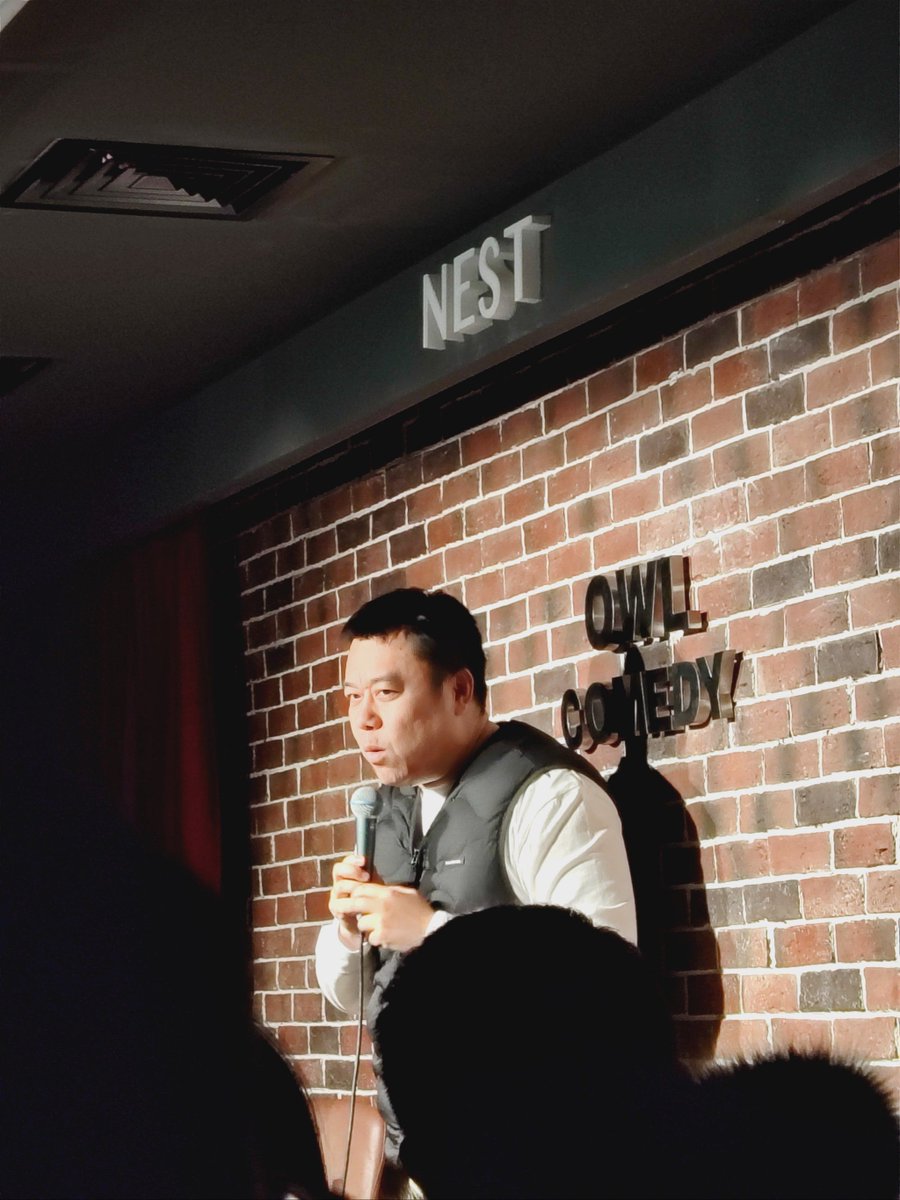 PaoloMorpheo72's tweet photo. Just did my first open mic! A guy yelled “BORING” mid-set—turns out he’s my mom. #ComedyLife #OpenMicNight https://t.co/hzPuwMvgXy