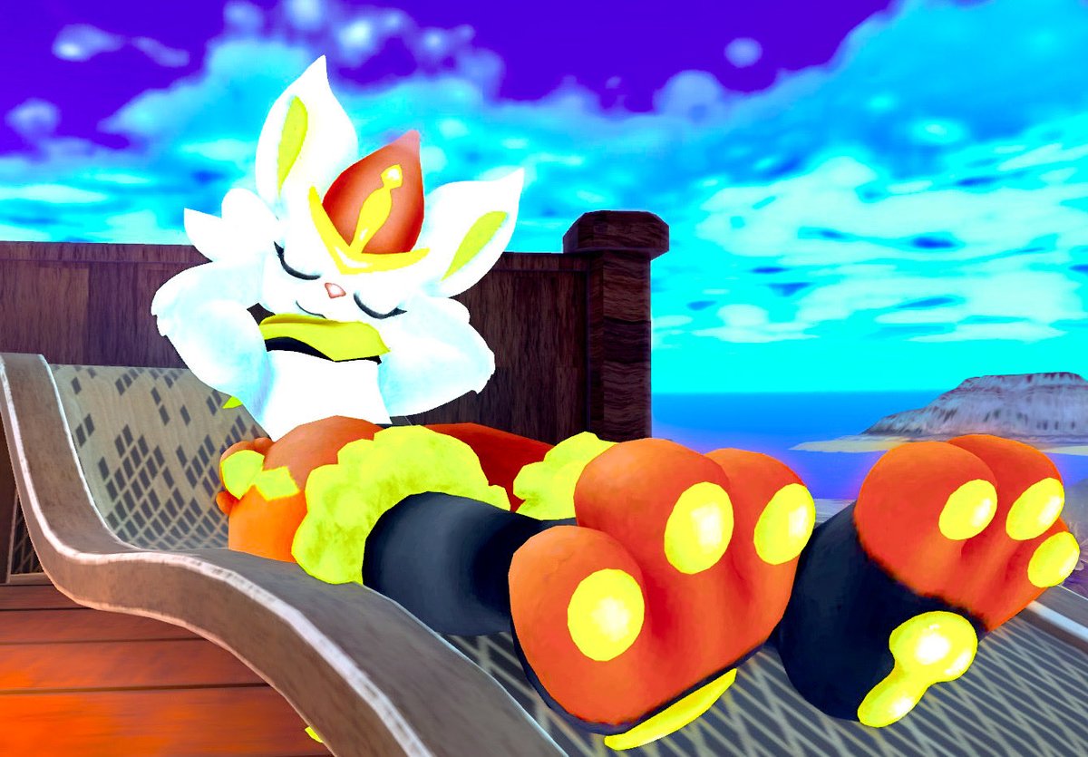 prey_mike's tweet photo. Ahhh… nothing beats this. Warm sun, gentle waves, and zero responsibilities. Just a very content Cinderace
Edits by @HungryCario
#paws #pokemon #vrchat #cinderace https://t.co/tdnRluFrRh