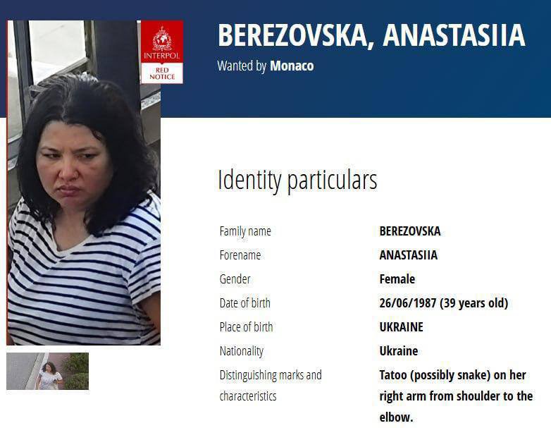 TheOtherSideRu's tweet photo. 🇺🇦 Prime suspect in Monaco terrorist attack found dead in Ukraine

Body of Anastasiia Berezovska, the suspect in the Monaco assassination attempt on Ukrainian oligarch Yermolayev, has been found near Kiev

The Monaco attack happened June 29. Berezovska entered Ukraine on July 1. Her body turned up July 6

Two people have been detained, a current Ukrainian intel officer and a former law enforcement officer

A classic cover-up
