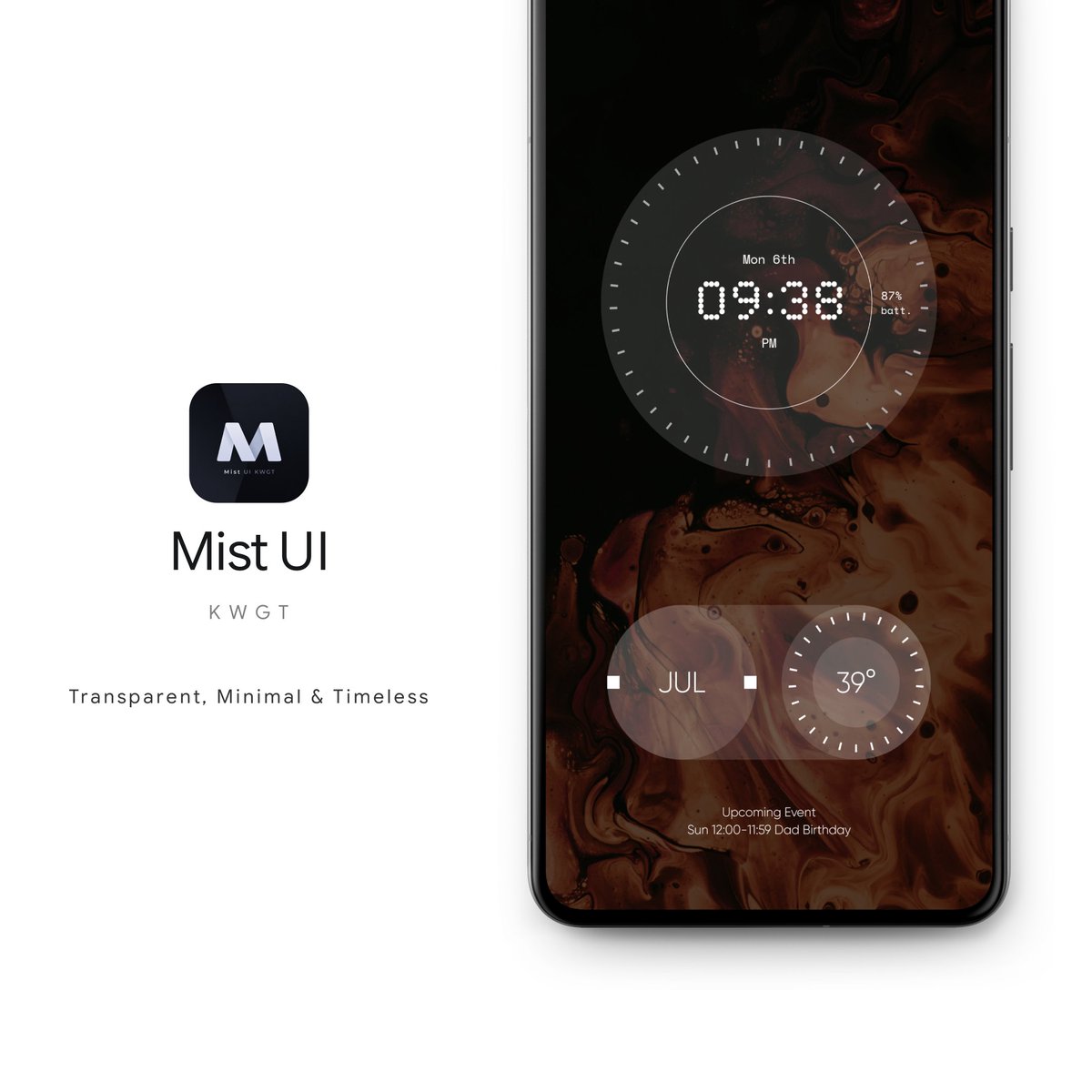 zeffisetups's tweet photo. 🚨 Update Alert + Giveaway! 🚨
Just added 7 brand-new widgets to Mist UI KWGT cleaner, more transparent & more minimal than ever! 🔥✨
Download: https://t.co/UimllghKFJ
To celebrate, I'm giving away 5 promo codes 🎁
To enter:
✅ Follow @zeffisetups
❤️ Like this post
🔁 Repost
👥 Tag your friends
Winners will be picked soon! Best of luck 🤞
#MistUI #KWGT #AndroidWidgets #Giveaway