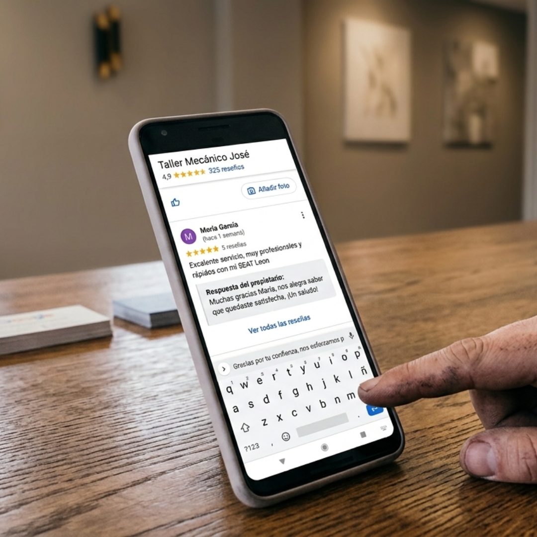 WebFanatico's tweet photo. Consejo gratis para tu ficha de Google (puedes hacerlo hoy):
Responde a TODAS las reseñas. También a las malas.

Google mueve mejor las fichas activas, y un cliente nuevo se fía más de cómo respondes que de 5 estrellas mudas.
2 minutos al día. Cero euros. Más confianza
#seolocal https://t.co/bolKHDTj42