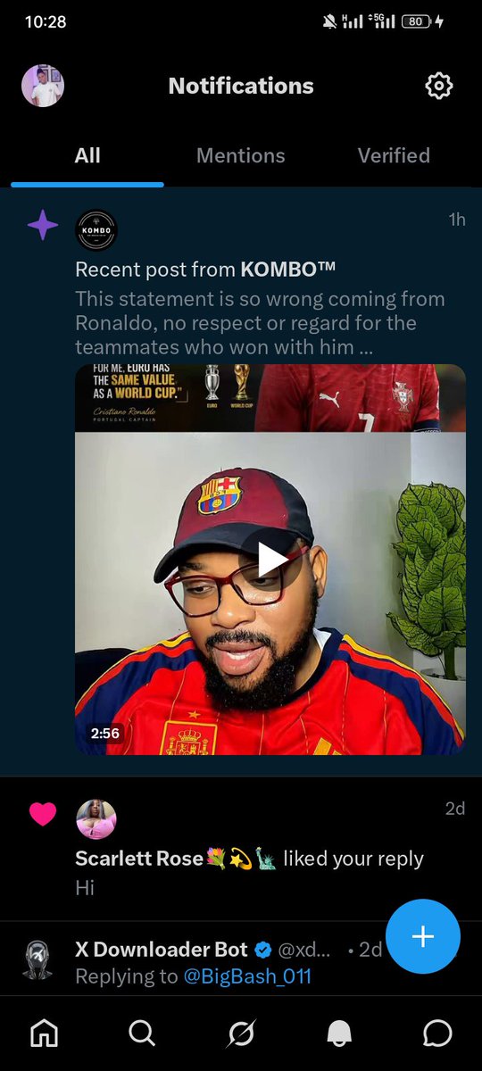 godwin80050's tweet photo. @ultimate_kombo Notification active boss 🥲 https://t.co/VjjSz4uGEu
