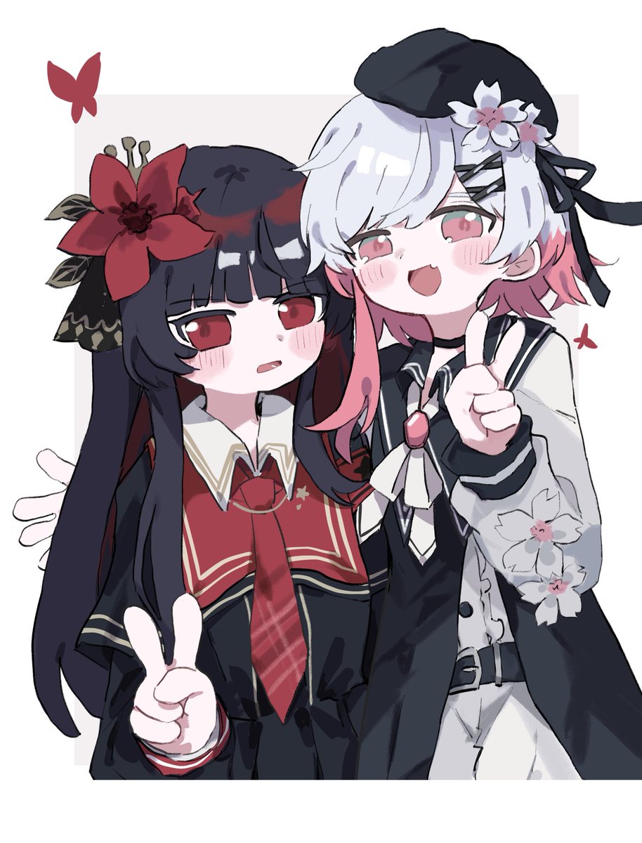 aza_na's tweet photo. エマヒロ　✌
#まのさば二次創作 https://t.co/7n7lkGoNsH
