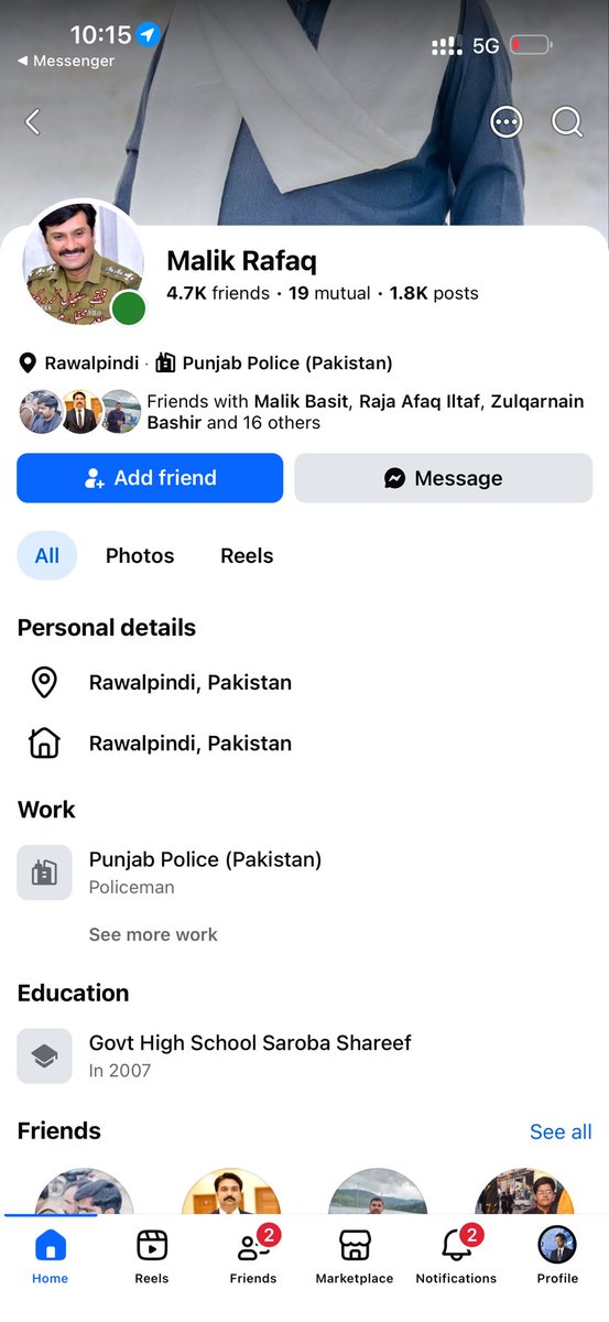 ia_rajpoot's tweet photo. راولپنڈی پولیس کا یہ اہلکار مجھے فیس بک میسنجر میں اغواہ و قتل کی دھمکیاں دے رہا اور غلیظ گالیاں بھی۔

یہ برملا کہہ رہا میرا تعلق چونترہ سے ہے اور ہم بندہ قتل کر کے دم لیتے ہیں

میرا قصور صرف اتنا ہے کہ میں نے سابق سی پی او سید خالد محمود ہمدانی خلاف خبریں لگائیں 

میری@RwpPoliceکے  نو تعینات سی پی او حسن مشتاق سکھیرا سے درخواست ہے کہ اس پولیس ملازم (جوکہ خود کو پولیس لائنز میں تعینات بتاتا ہے) خلاف ایکشن لیں اور بطور ثبوت میں اس کے وائس میسجز آپ کے پرسنل واٹس ایپ و پی آر او کے واٹس ایپ پر سینڈ کر رہا ہوں

دھمکیاں دینے والے پولیس اہلکار کا نمبر 03473355637