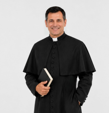 Figrack_'s tweet photo. @killer_drood But you always ignore the deliberate part of what we talk about. Wearing the hijab is an deliberate action. Just like going to chruch once a week would make anyone believe you are a christian. 

The man in the picture could record a porno, but most likely he's a priest. https://t.co/iqQpoQq24U