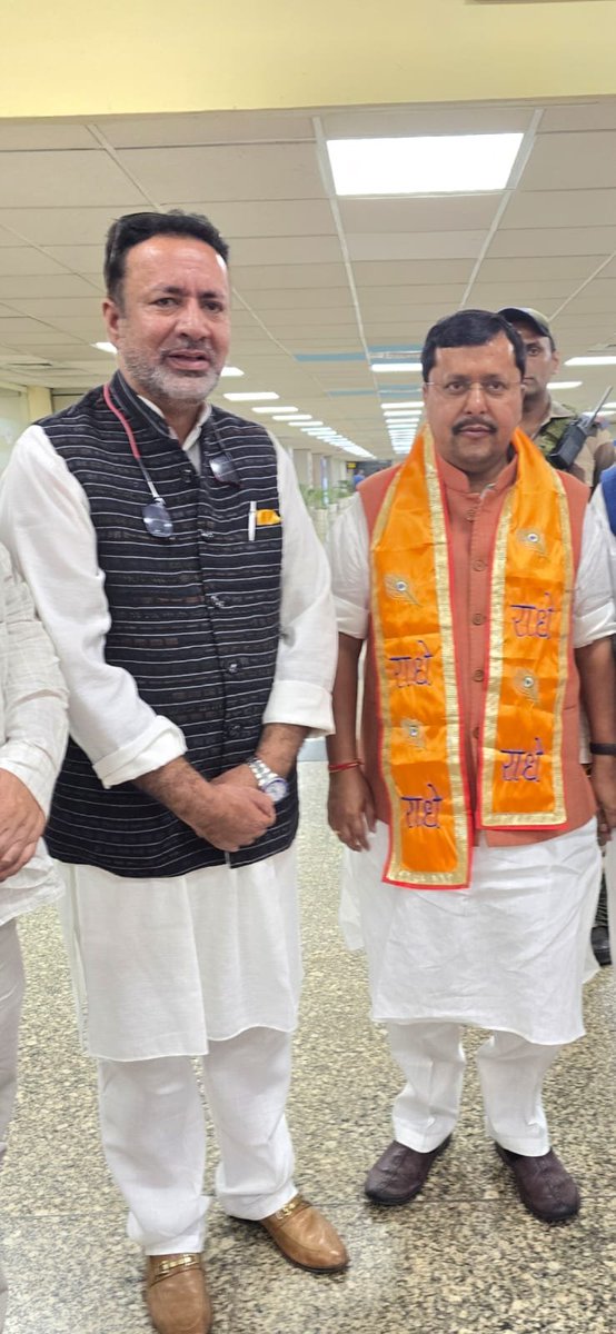 chzulfkarali's tweet photo. With @BJP4India National  President @NitinNabin ji at #jammu. 

@BJPJammuKashmir @tarunchughbjp @AshokKoul59 @iamsatsharmaca https://t.co/iLDRgyGklt