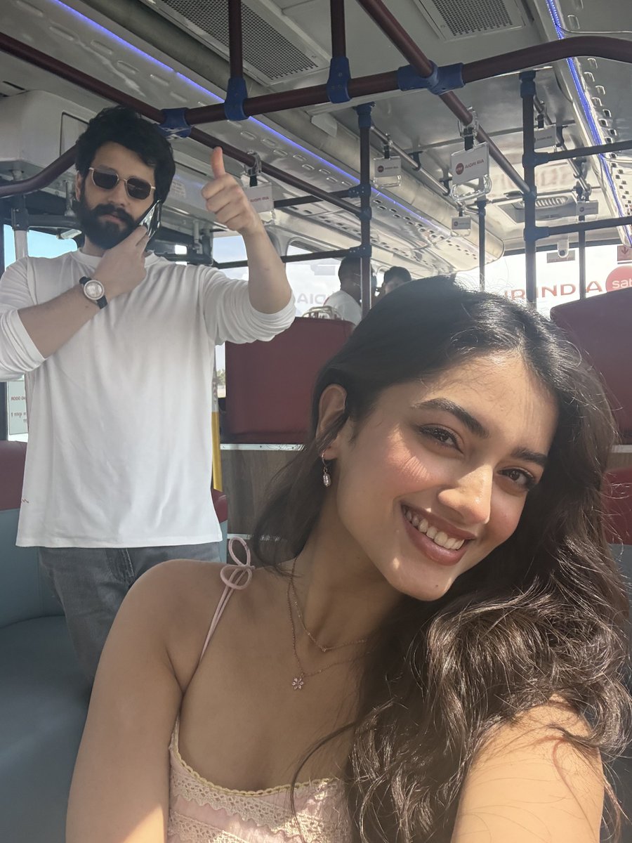SitharaEnts's tweet photo. Rajahmundry are you ready? 🔥

Lenin &amp; Bharathi are here ❤️

Meet &amp; Greet at Aditya College begins shortly. See you all there 🫶🏻

#Lenin 
@AkhilAkkineni8 #BhagyashriBorse https://t.co/4aR7bB6aTf