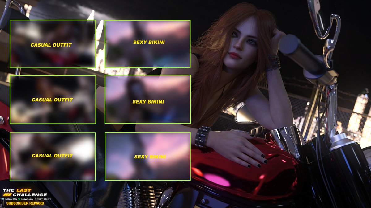 lusty_donkey's tweet photo. June 2026 render rewards have been released!
- Beer, Bronze, Silver tier - 3 pictures
- Gold, Platinum, Diamond and Inner circles tier - 6 pictures
- All images are 3840x2160 (4k UHD) #lastchallenge #visualnovel #rewards https://t.co/okccl5vFz6