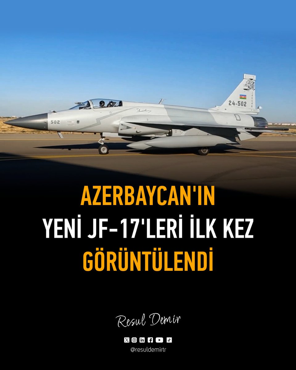 resuldemirtr's tweet photo. Azerbaycan Hava Kuvvetlerinin envanterine yeni katılan JF-17C Block III Thunder savaş uçakları, hizmete girmelerinin ardından ilk kez geniş kapsamlı bir hava tatbikatında görev aldı.

Şubat 2024'te Pakistan ile imzalanan anlaşma kapsamında ilk etapta 16 adet JF-17 Thunder savaş uçağı sipariş eden Azerbaycan, ilk uçağını aynı yılın Eylül ayında teslim aldı.

Ancak iş birliği bununla sınırlı kalmadı. Haziran 2025'te Pakistan, iki ülke arasında imzalanan yaklaşık 4,6 milyar dolarlık savunma anlaşması kapsamında Azerbaycan'ın siparişini 16 uçaktan 40 uçağa çıkardığını duyurdu.

Pakistan ile Çin'in ortak geliştirdiği JF-17C Block III, sahip olduğu modern aviyonik sistemler, gelişmiş elektronik harp kabiliyetleri ve KLJ-7A AESA (Aktif Elektronik Taramalı Dizi) radarı sayesinde 200 kilometreye kadar hedef tespiti gerçekleştirebiliyor.

Uçak ayrıca, PL-15E uzun menzilli havadan havaya füzesi, görüş ötesi angajman kabiliyeti ve çok rollü görev yapısıyla dikkat çekiyor. Bu sayede hem hava üstünlüğü hem de hassas taarruz görevlerini etkin şekilde yerine getirebiliyor.

JF-17 Block III, son dönemde Pakistan-Hindistan geriliminde de uluslararası kamuoyunun dikkatini çeken platformlardan biri oldu. Pakistan tarafından yapılan açıklamalarda, JF-17 platformlarının gelişmiş sensör ve uzun menzilli mühimmat kabiliyetleriyle operasyonlarda etkin rol oynadığı ifade edildi. Çatışmalara ilişkin birçok teknik ayrıntı bağımsız kaynaklarca tam olarak doğrulanamasa da, bu süreç JF-17 Block III'ün dünya genelinde daha fazla ilgi görmesine ve ihracat potansiyelinin artmasına katkı sağladı.

Azerbaycan'ın bu platforma yaptığı yatırım, yalnızca yeni bir savaş uçağı alımı değil; aynı zamanda hava kuvvetlerinin modernizasyonu, uzun menzilli hava muharebe kabiliyetinin geliştirilmesi ve bölgesel caydırıcılığının artırılması açısından da stratejik önem taşıyor.