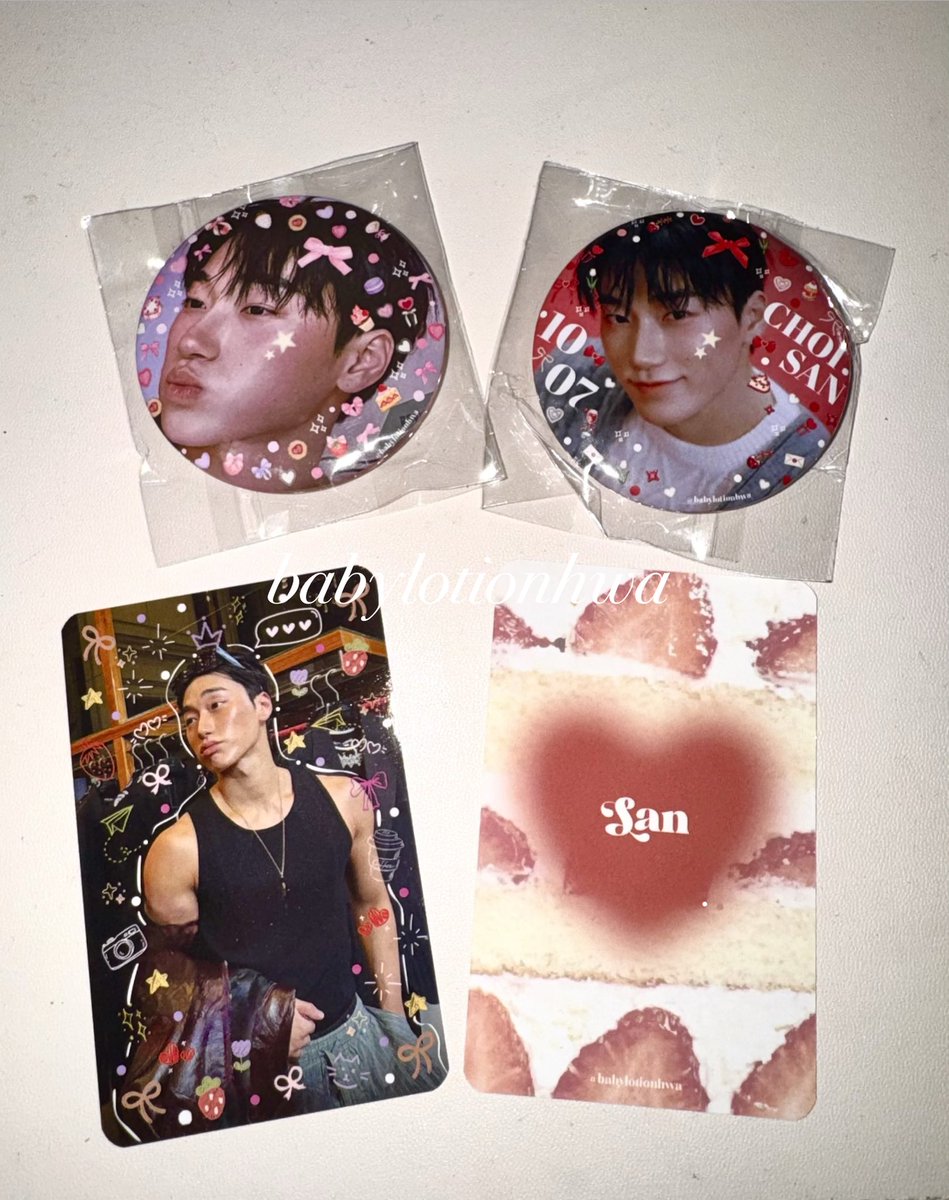 babylotionhwa's tweet photo. Freebies for #OnceAPurrATime 

hi i'll be giving out san freebies this sunday! what you will get :

2x San tin badge
1x San photocard

just come and say hi! 
limited qty yea!! so please do show this post to claim! 
see u there 🍓 https://t.co/VVc42Nxanz