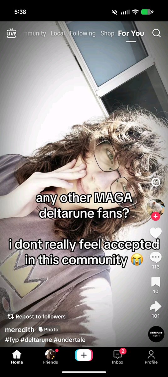 _youre2slow's tweet photo. how do u look like a faggot and play deltarune but youre maga https://t.co/ilwcuRSQPP