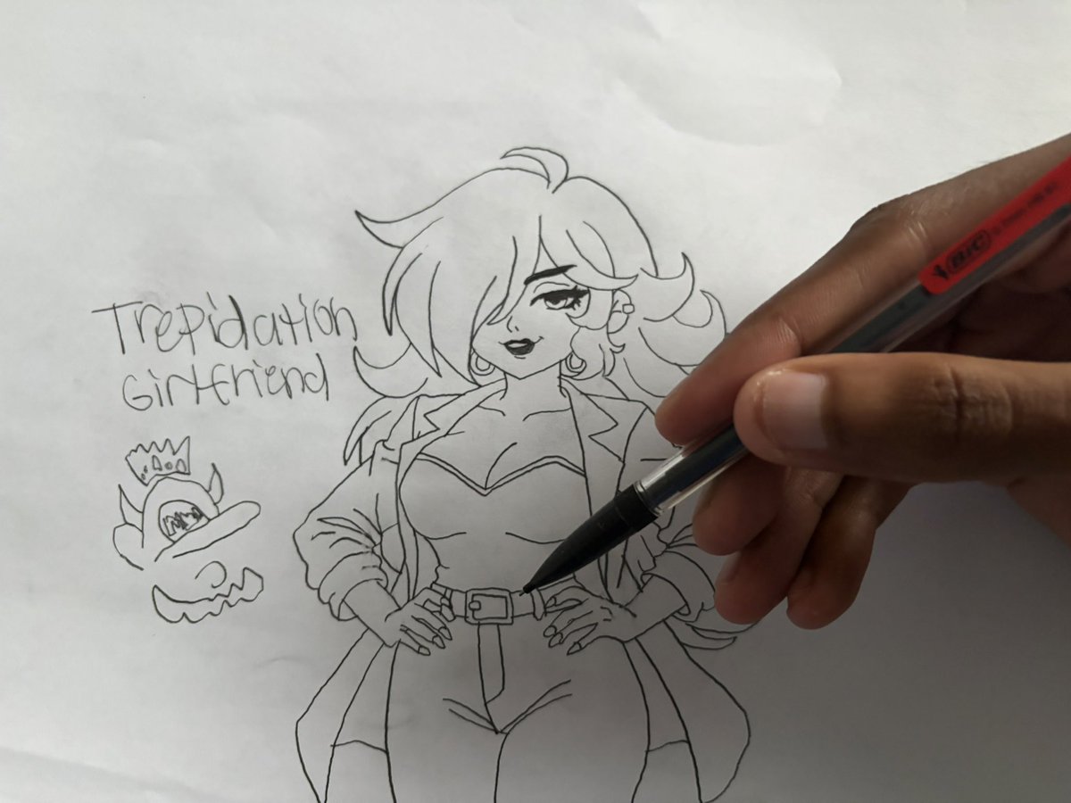 MarioManSigma's tweet photo. Hello! Yesterday was a total bust due to what happened yesterday, so I thought I’d redraw Trepidation GF, So you want proof? Here’s the proof of a work of art! #FNF #fridaynightfunkin #trepidationgf #fnfgf #gffnf
#trepidation #fnfmods https://t.co/xYcYzx7CLB