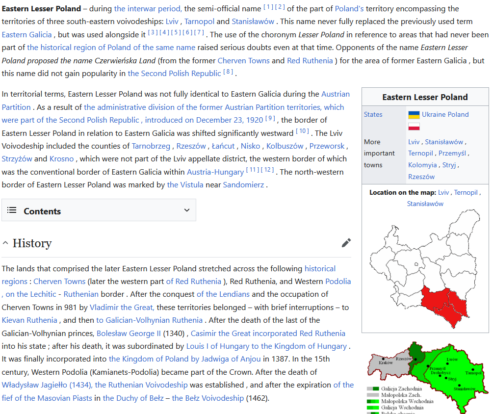Jak00bSp's tweet photo. @TarasKuzio Is Wikipedia a threat to your national security to? Boo hoo, someone used a 100 year old term to describe a historical region in a historical context. https://t.co/JIIh3ZBQKh
