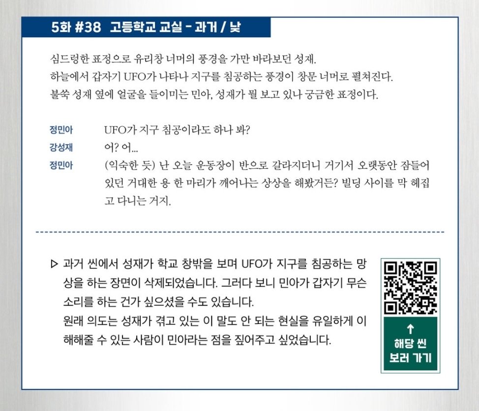 53cmmay's tweet photo. 성재민아 데이트씬도 큐알로 올려주면 안될까 그래 대본집 산 의리로 삭제씬들 큐알 코드 넣어줘 나만 볼게 새끼들아 제발 https://t.co/a1bOHxKk8M