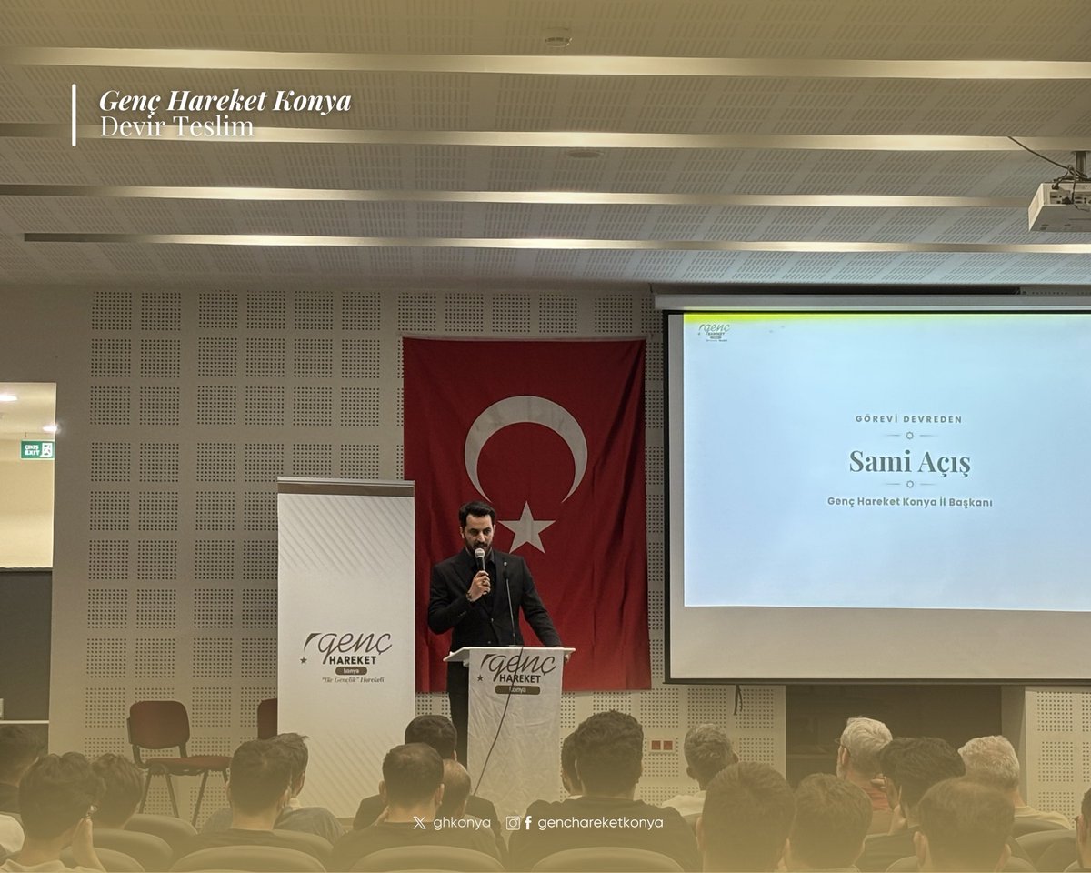 ghkonya's tweet photo. Genç Hareket Konya’da Bayrak Değişimi

Gençlik ve davet çalışmalarımızda yeni bir dönem başladı. Bugüne kadar çalışmalarıyla büyük emek ve değer katan Eski Dönem Başkanımız Sami Açış’a yürekten teşekkür ederiz. Rabbim hizmetlerini hayırlara vesile kılsın. https://t.co/g9JdrN5Elh