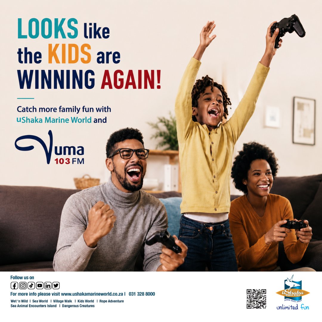 VumaFM's tweet photo. Discovery.
Competition.
Unlimited Fun.
 
Catch Are You Smarter Than Your Kid? on Vuma FM on Wednesday at 7:20am.
 
#uShakaCompetition #uShakaMarineWorld #Durban #VumaFM
@uShakaMarine https://t.co/T7EfFMRMmS