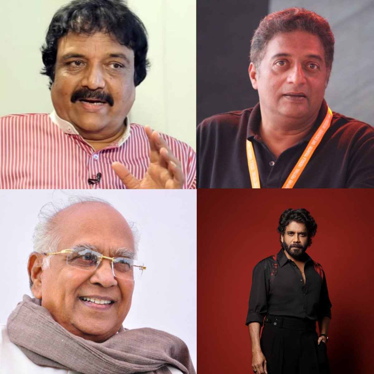 MilagroMovies's tweet photo. #SivaKrishna Fires on #PrakashRaj Over Comments on Sanatana Dharma

#PrakashRaj ఇంతకుముందు ఒక జాతి గురించి తప్పుగా మాట్లాడితే Ban చేశాం. అప్పుడు #ANR గారు ‘అంతా లీగల్‌గానే ఉంది, proceed అవ్వండి’ అని చెప్పారు. #Nagarjuna గారు కూడా ఈ విషయాన్ని అస్సలు ఊరుకోలేదు.

తర్వాత #PrakashRaj ఇంటికి వచ్చి ‘వదిలేయండి’ అని అడిగాడు. అలాంటి వ్యక్తి ఈరోజు హిందూ మతంపై ఇన్ని నెగెటివ్ కామ���ంట్లు చేస్తుంటే ఎందుకు సైలెంట్‌గా ఉన్నారు? వాడిని సినిమాల నుంచి Ban చేయాలి.