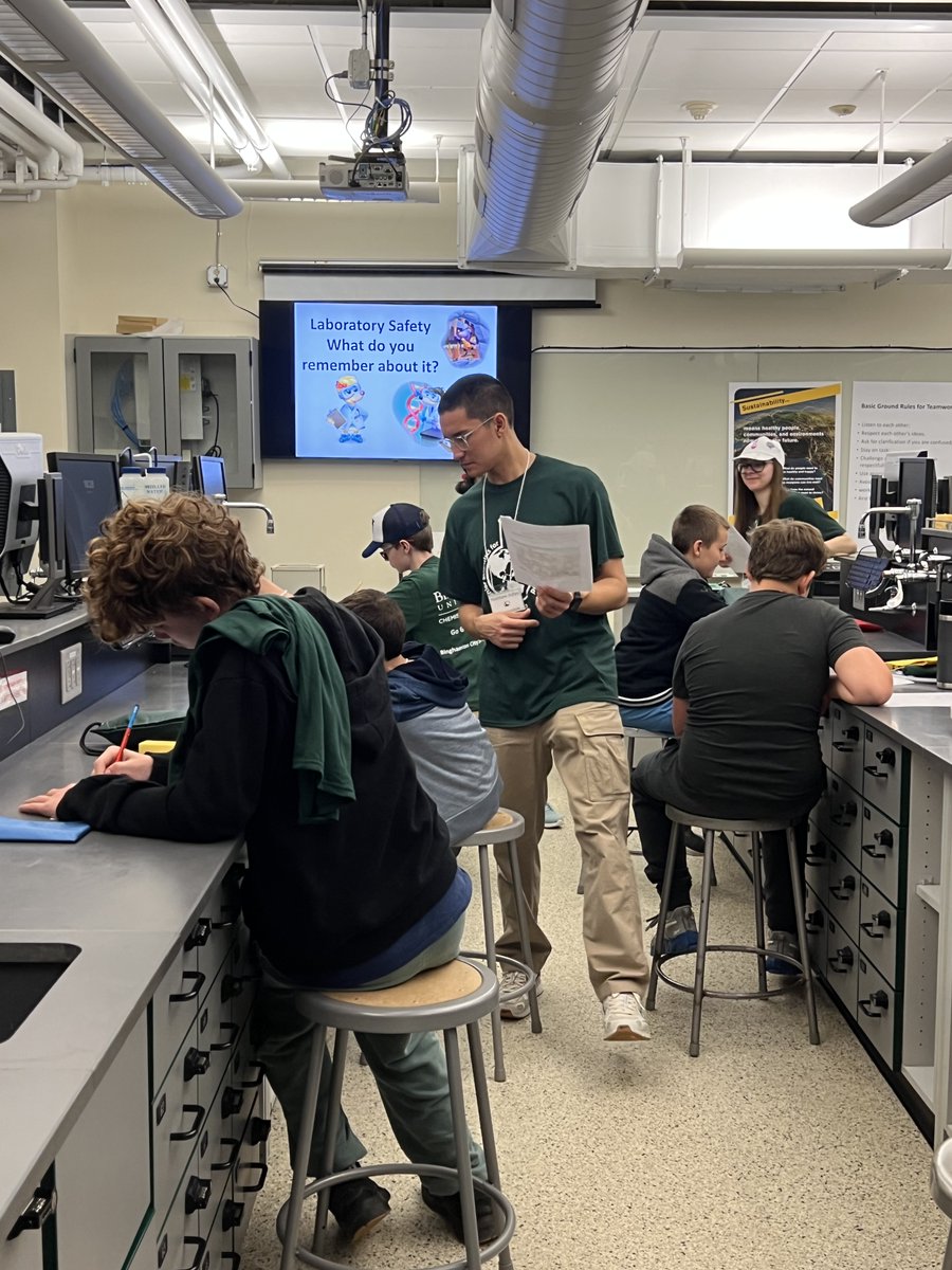 ACSBinghamton's tweet photo. The first day of the 2026 Junior Scientists for a Sustainable World Camp has finally arrived!!! https://t.co/3fGAkaysJb