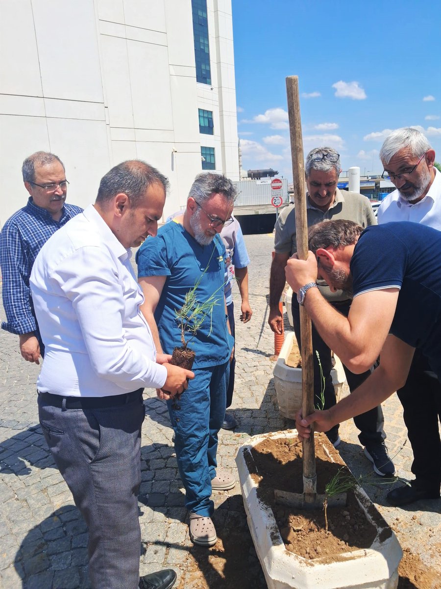KDogumevi's tweet photo. Hastane yönetimi olarak, çevre güzelleştirme çalışmaları kapsamında peyzaj etkinliği gerçekleştirdik.

#geleceğenefes #fidandikimi #konyadoğumevi https://t.co/ao37zH130L
