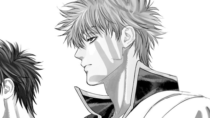 kihn_gm's tweet photo. 照れて怒ったひじかたくんに殴られるんじゃなくて、平手打ちされる坂田の銀土が萌えすぎて似たようなのばっか描いてる。🖐️の跡残ってても平然としてる坂田が好きでして… https://t.co/ykGW6By7tZ